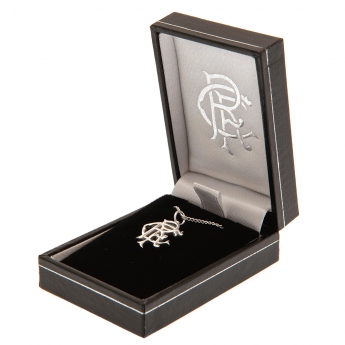 FC Rangers nyaklánc medállal Sterling Silver Pendant & Chain Medium