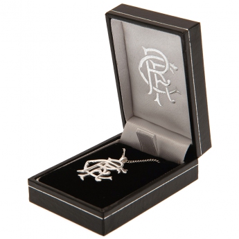 FC Rangers nyaklánc medállal Sterling Silver Pendant & Chain Fixed