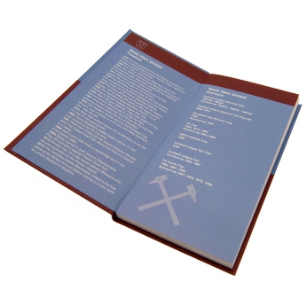 West Ham United napló Pocket Diary 2023