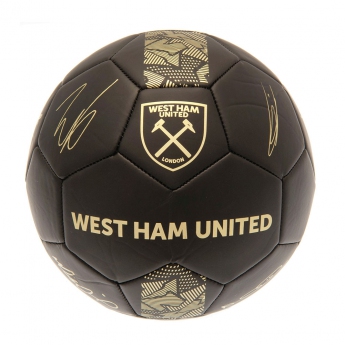 West Ham United mini focilabda Signature Gold PH size 1