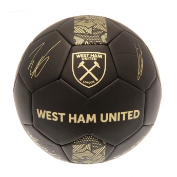 West Ham United mini focilabda Signature Gold PH size 1