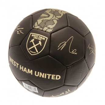 West Ham United mini focilabda Signature Gold PH size 1
