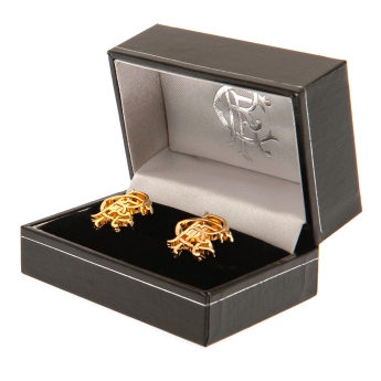 FC Rangers mandzsettagomb Gold Plated RFC Cufflinks