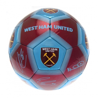 West Ham United mini focilabda Skill Ball Signature size 1