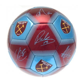 West Ham United mini focilabda Skill Ball Signature size 1