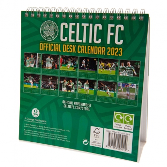 FC Celtic naptár Desktop Calendar 2023