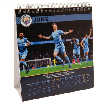 Manchester City naptár Desktop Calendar 2023