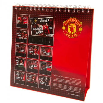Manchester United naptár Desktop Calendar 2023
