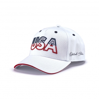 Forma 1 baseball sapka USA white F1 Team 2022