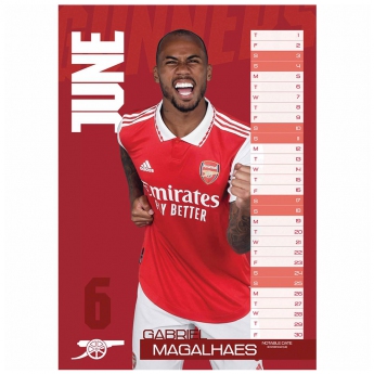 FC Arsenal naptár A3 Calendar 2023