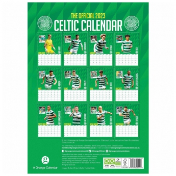 FC Celtic naptár A3 Calendar 2023