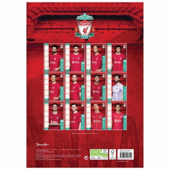 FC Liverpool naptár A3 Calendar 2023