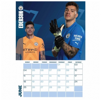 Manchester City naptár A3 Calendar 2023