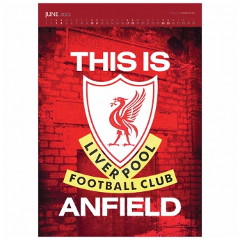 FC Liverpool naptár Deluxe Calendar 2023