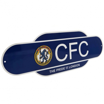 FC Chelsea fali tábla Colour Retro Sign