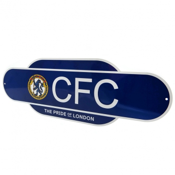 FC Chelsea fali tábla Colour Retro Sign