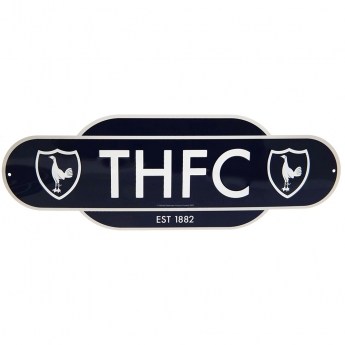 Tottenham fali tábla Colour Retro Sign