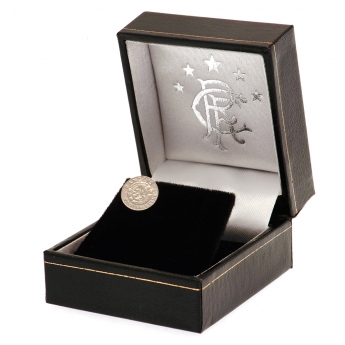 FC Rangers fülbevaló Ready Crest Sterling Silver Stud Earring