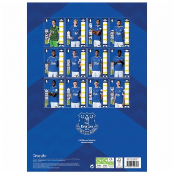 FC Everton naptár A3 Calendar 2023