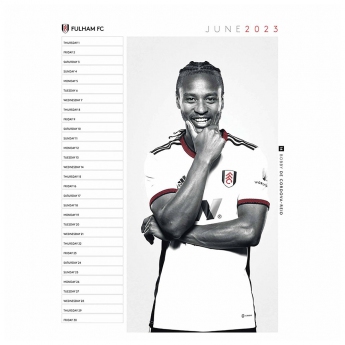 Fulham naptár A3 Calendar 2023