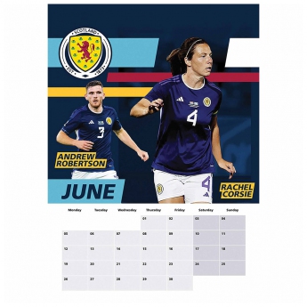 Labdarúgó válogatott naptár Scotland A3 Calendar 2023