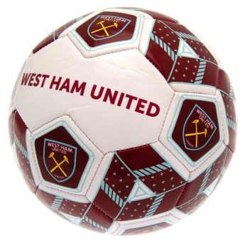 West Ham United futball labda Football Size 3 HX