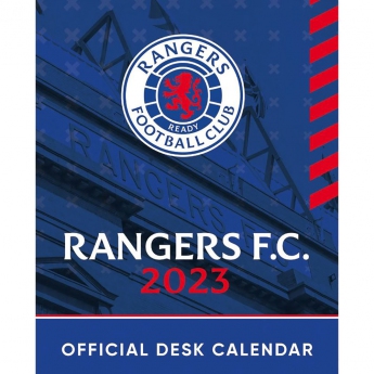 FC Rangers naptár Desktop Calendar 2023