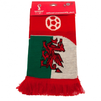 Labdarúgó válogatott téli sál 2022 Wales Scarf