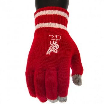 FC Liverpool gyerek kesztyű Touchscreen Knitted Gloves Youths RD