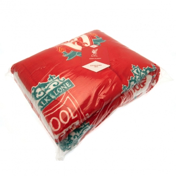 FC Liverpool takaró Sherpa Fleece Blanket