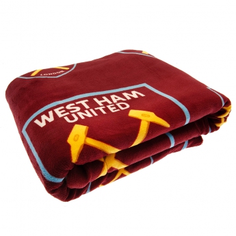 West Ham United takaró Sherpa Fleece Blanket