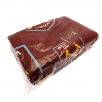 West Ham United takaró Sherpa Fleece Blanket