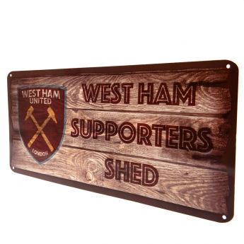 West Ham United fali tábla Shed Sign