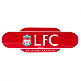 FC Liverpool fali tábla Colour Retro Sign