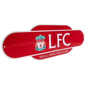 FC Liverpool fali tábla Colour Retro Sign