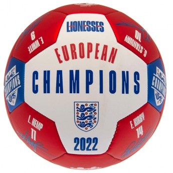 Labdarúgó válogatott futball labda Lionesses European Champions Signature Football size 5