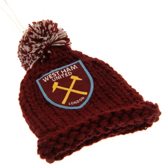 West Ham United felakasztható sapka autóba Hanging Bobble Hat