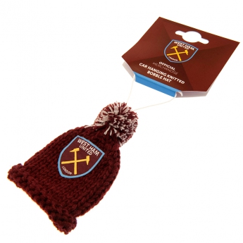 West Ham United felakasztható sapka autóba Hanging Bobble Hat