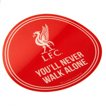 FC Liverpool matrica Single Car Sticker YNWA