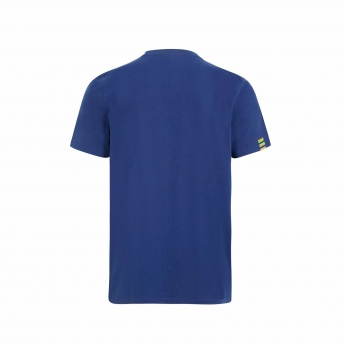 Ayrton Senna férfi póló Signature Logo navy 2021