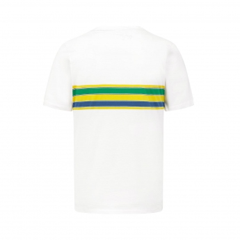 Ayrton Senna férfi póló Signature Stripe 2022