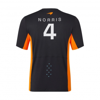 Mclaren Honda férfi póló official Lando Norris Phantom black F1 Team 2023