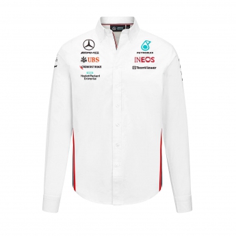 Mercedes AMG Petronas férfi ing official white F1 Team 2023