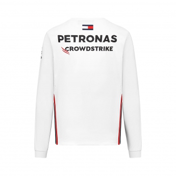 Mercedes AMG Petronas férfi hosszú ujjú póló official white F1 Team 2023