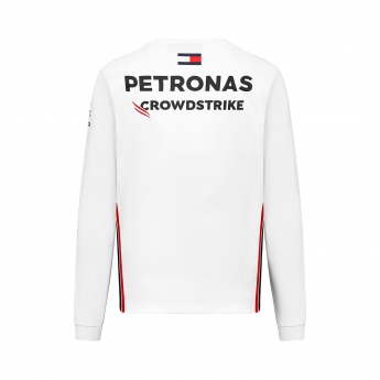 Mercedes AMG Petronas férfi hosszú ujjú póló official white F1 Team 2023