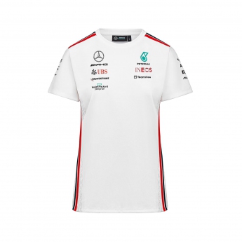 Mercedes AMG Petronas női póló official white F1 Team 2023