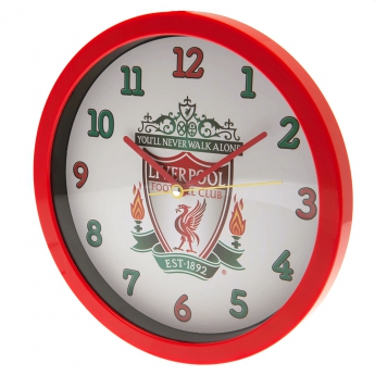 FC Liverpool óra Wall Clock white