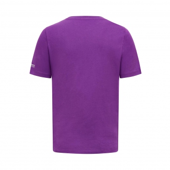 Mercedes AMG Petronas férfi póló Lewis Hamilton logo purple F1 Team 2023