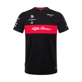 Alfa Romeo Racing férfi póló official black F1 Team 2023