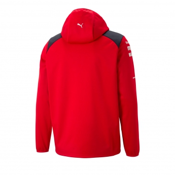 Ferrari férfi kapucnis kabát Softshell official red F1 Team 2023